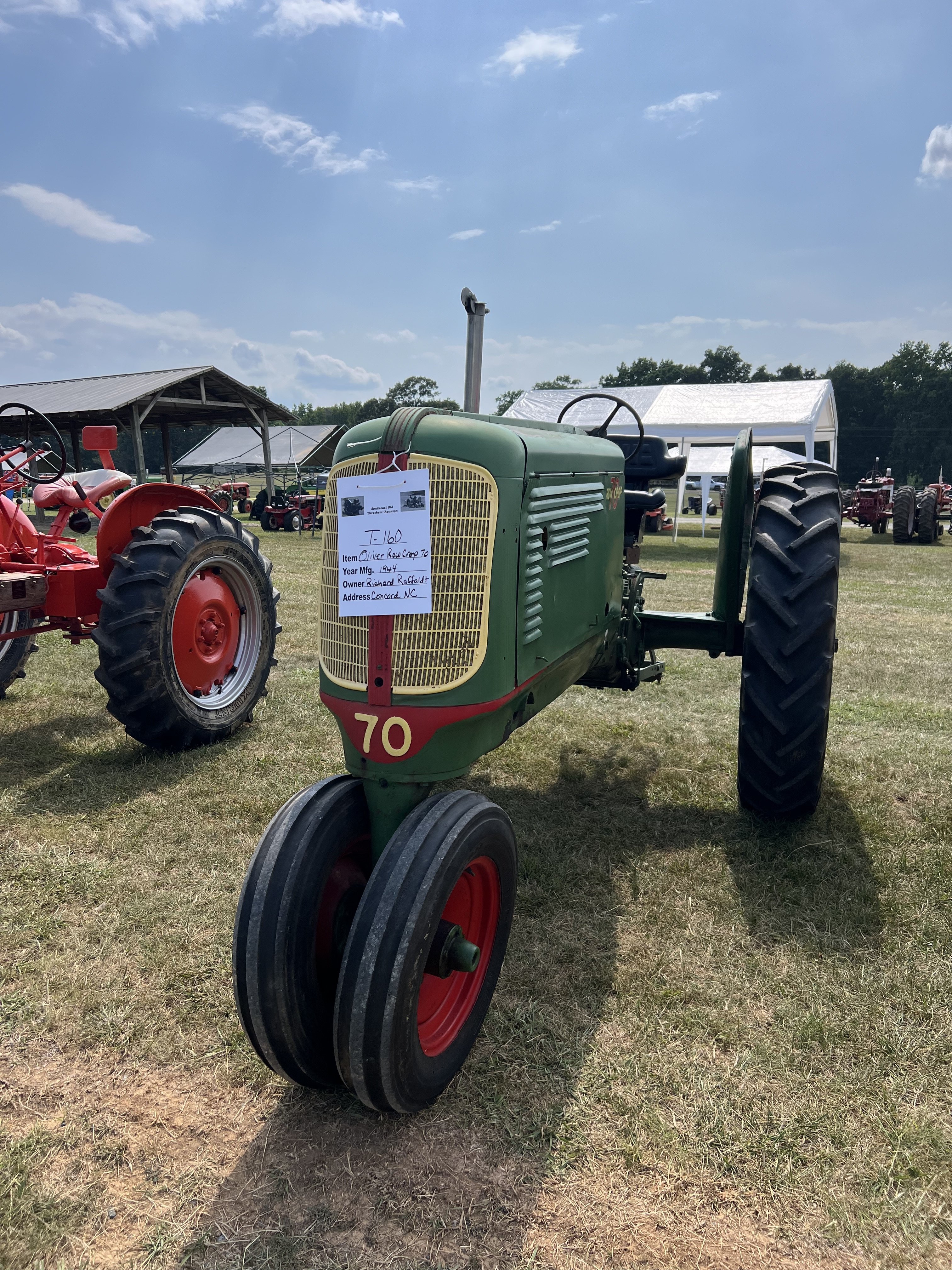 Richard R 1948 Oliver Farm Equipment Company 77 row crop